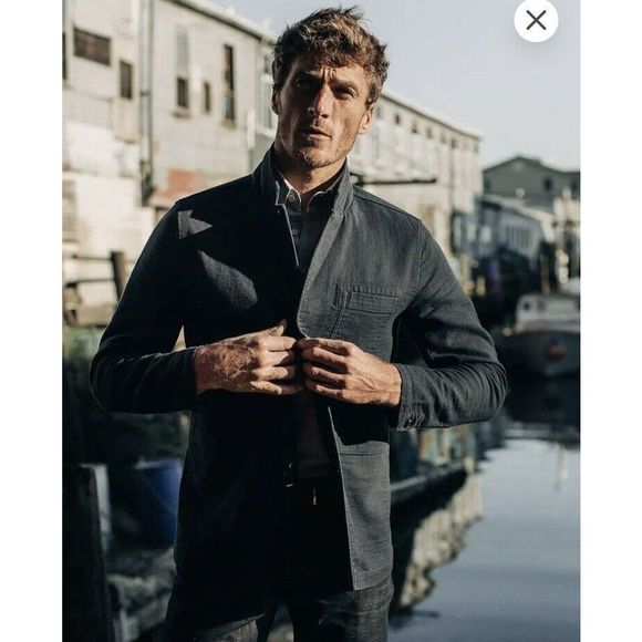 Taylor Stitch The Emerson Jacket Blazer In Navy  Double Cloth 40 M NEW Huckberry - Picture 2 of 14